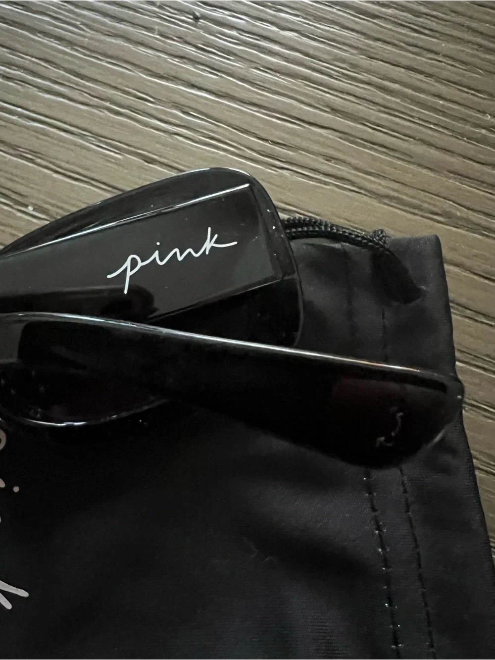 Women’s PINK Black Sunglasses